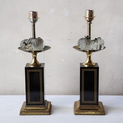 Set of 2 Le Dauphin Fruit table lamps or desk lamps