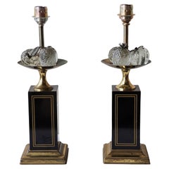 Ensemble de 2 lampes de table ou de bureau Le Dauphin Fruit