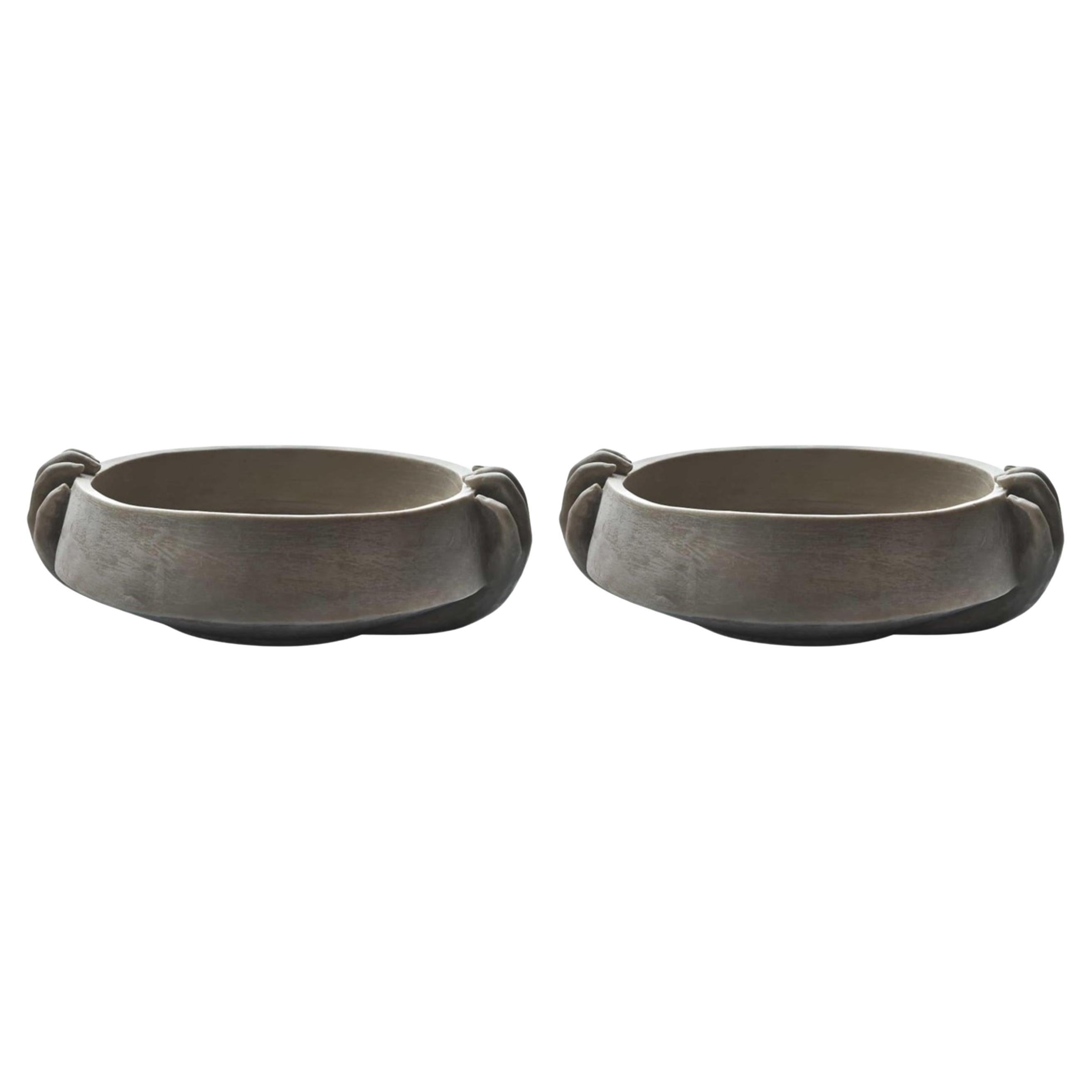 Set of 2 Le Mani Bowls by Marcela Cure