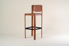 Set di 2 sgabelli da bar in pelle di Matteo Grassi su StudioALM