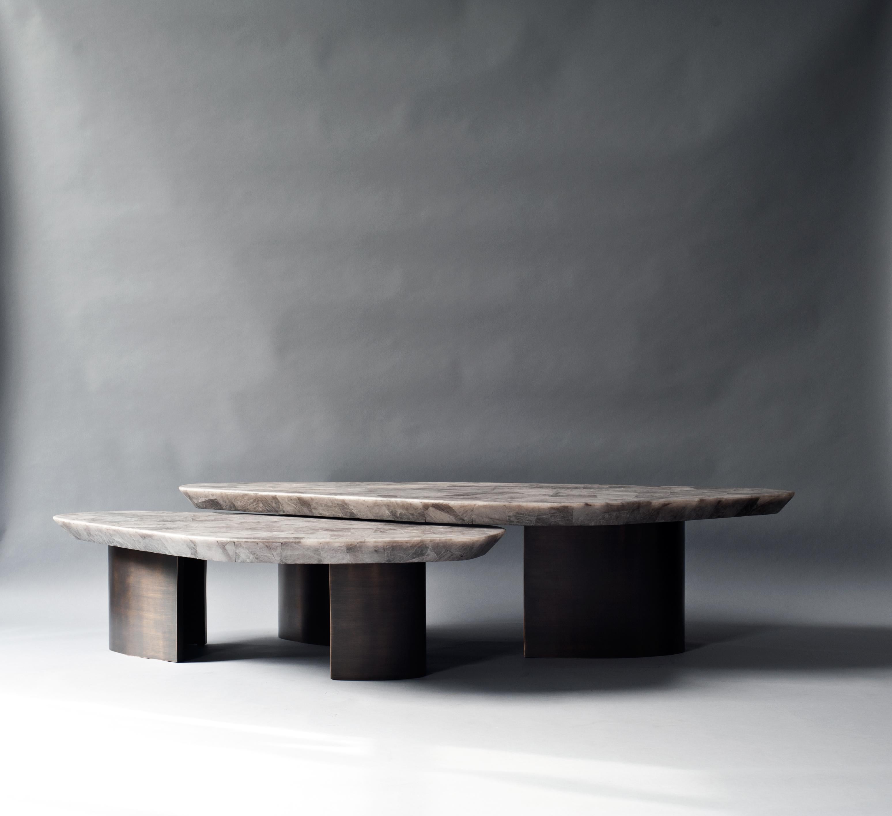Set of 2 Ledge Coffee Table by DeMuro Das In New Condition In Geneve, CH