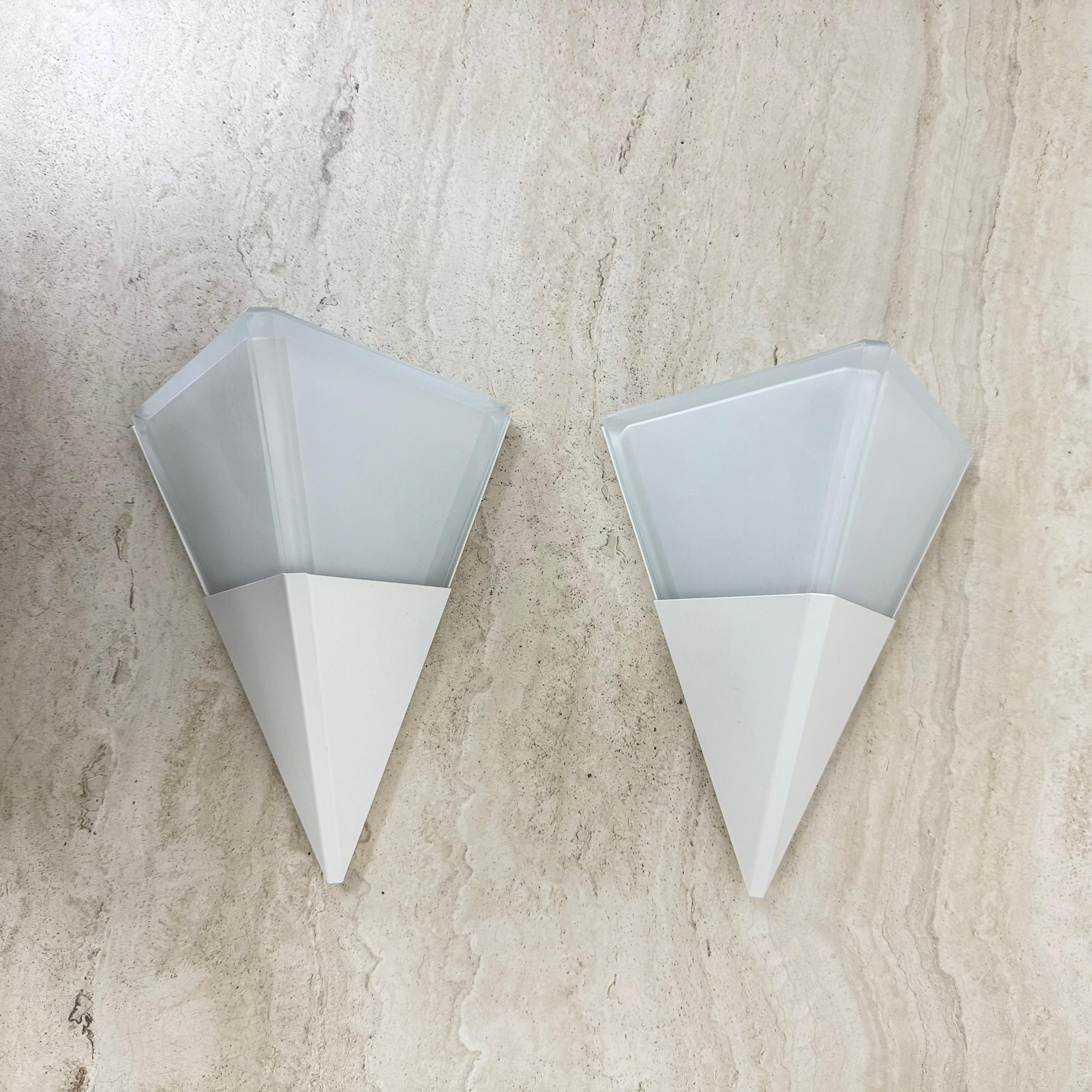 2er Set Glashütte Limburg Wandlampen Wandleuchter , 1970er Jahre im Angebot 10