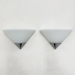 2er Set Glashütte Limburg Wandlampen Wandleuchter , 1970er Jahre