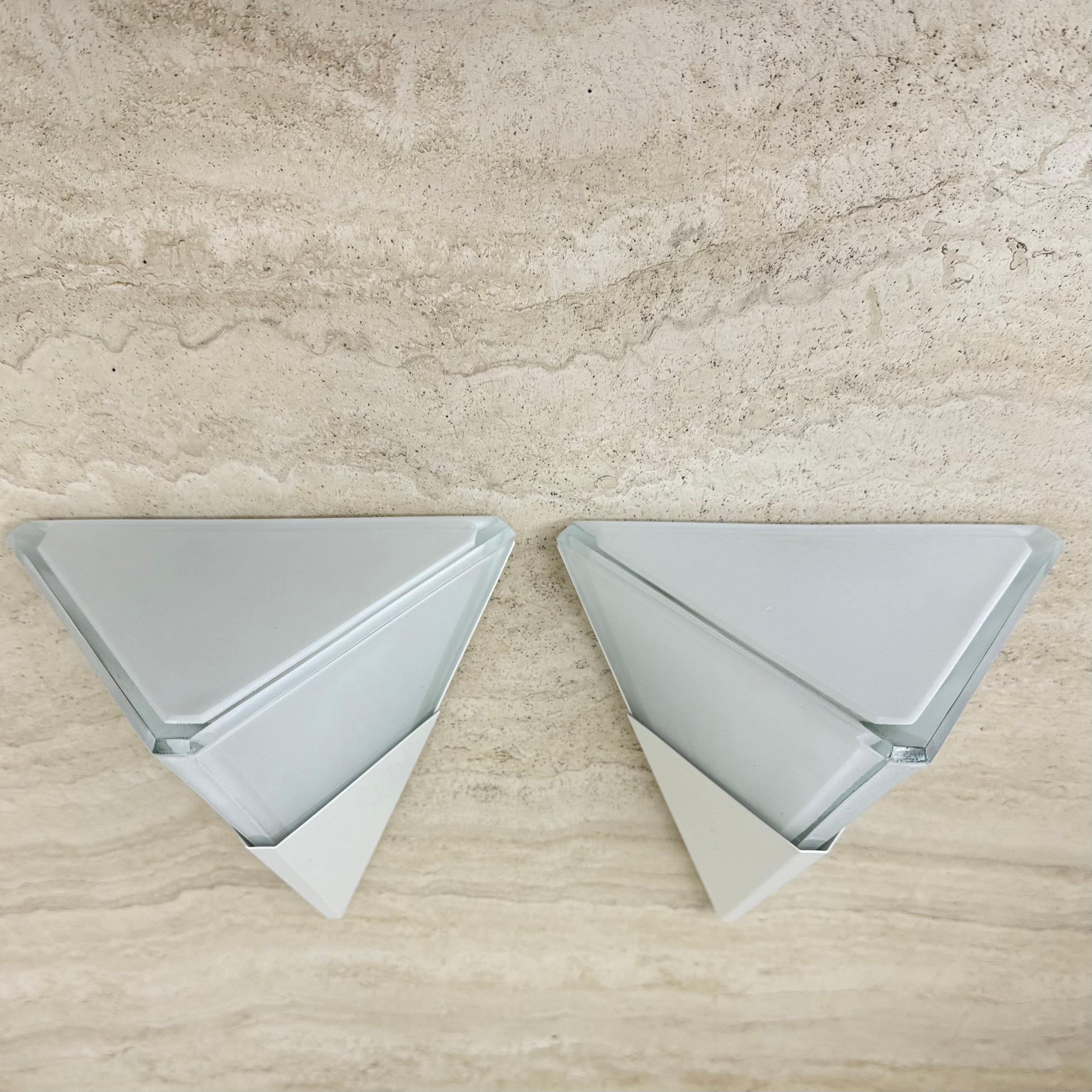2er Set Glashütte Limburg Wandlampen Wandleuchter , 1970er Jahre im Angebot 15