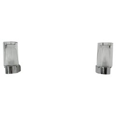 Set of 2 Limburg Glashütte wall lamps sconce , 1970s