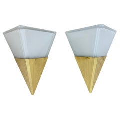 Set of 2 Limburg Glashütte wall lamps sconce , 1970s
