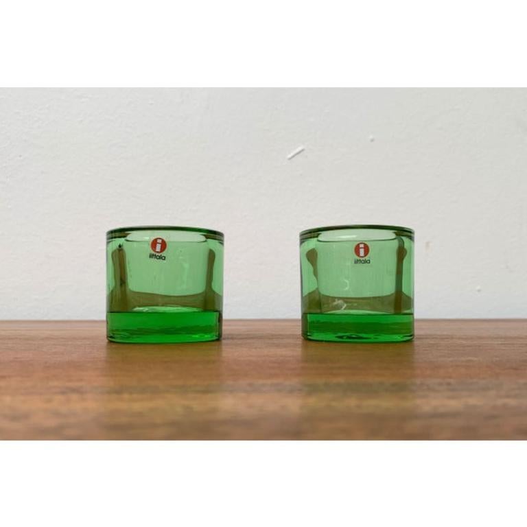 2er-Set Lime Kivi Votiv Marimekko-Kerzenhalter von Heikki Orvola für Littala im Angebot 5