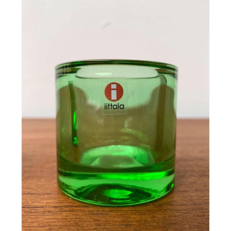 2er-Set Lime Kivi Votiv Marimekko-Kerzenhalter von Heikki Orvola für Littala im Angebot 3