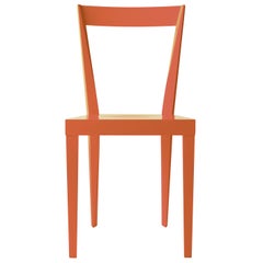 Set of 2 Livia Orange Chairs by Giò Ponti