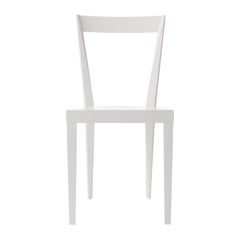 Set of 2 Livia White Chairs by Gio Ponti