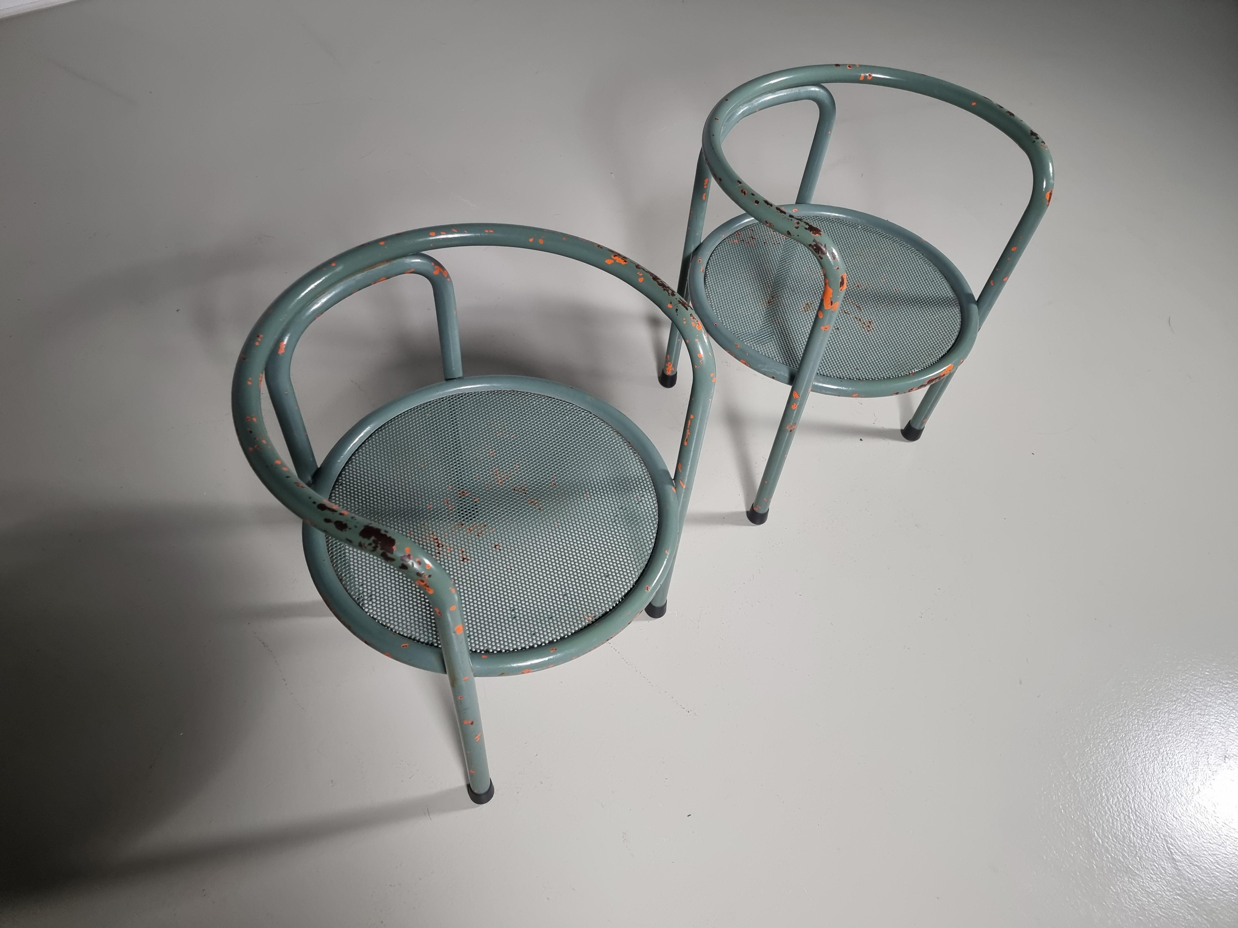 Set of 2 Locus Solus chairs by Gae Aulenti for Poltronova, 1960s 3