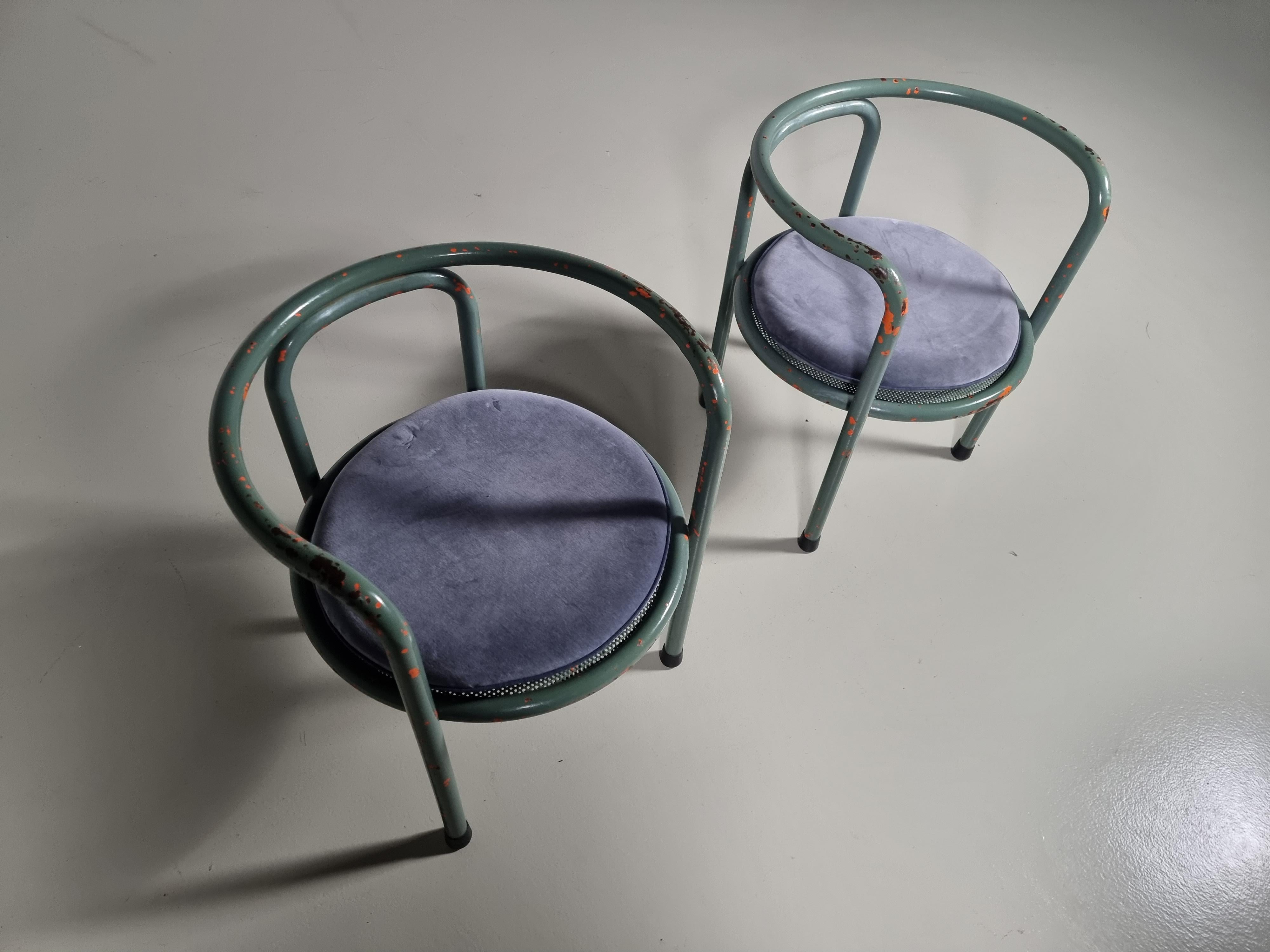 Mid-Century Modern Set of 2 Locus Solus chairs by Gae Aulenti for Poltronova, 1960s