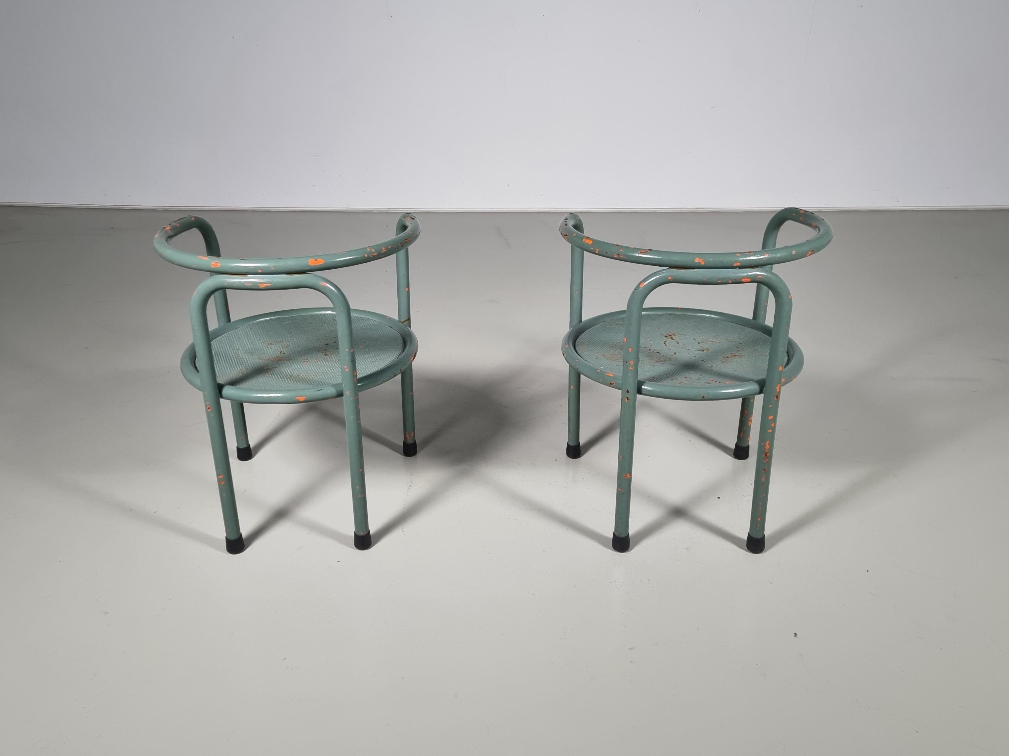 Mid-20th Century Set of 2 Locus Solus chairs by Gae Aulenti for Poltronova, 1960s