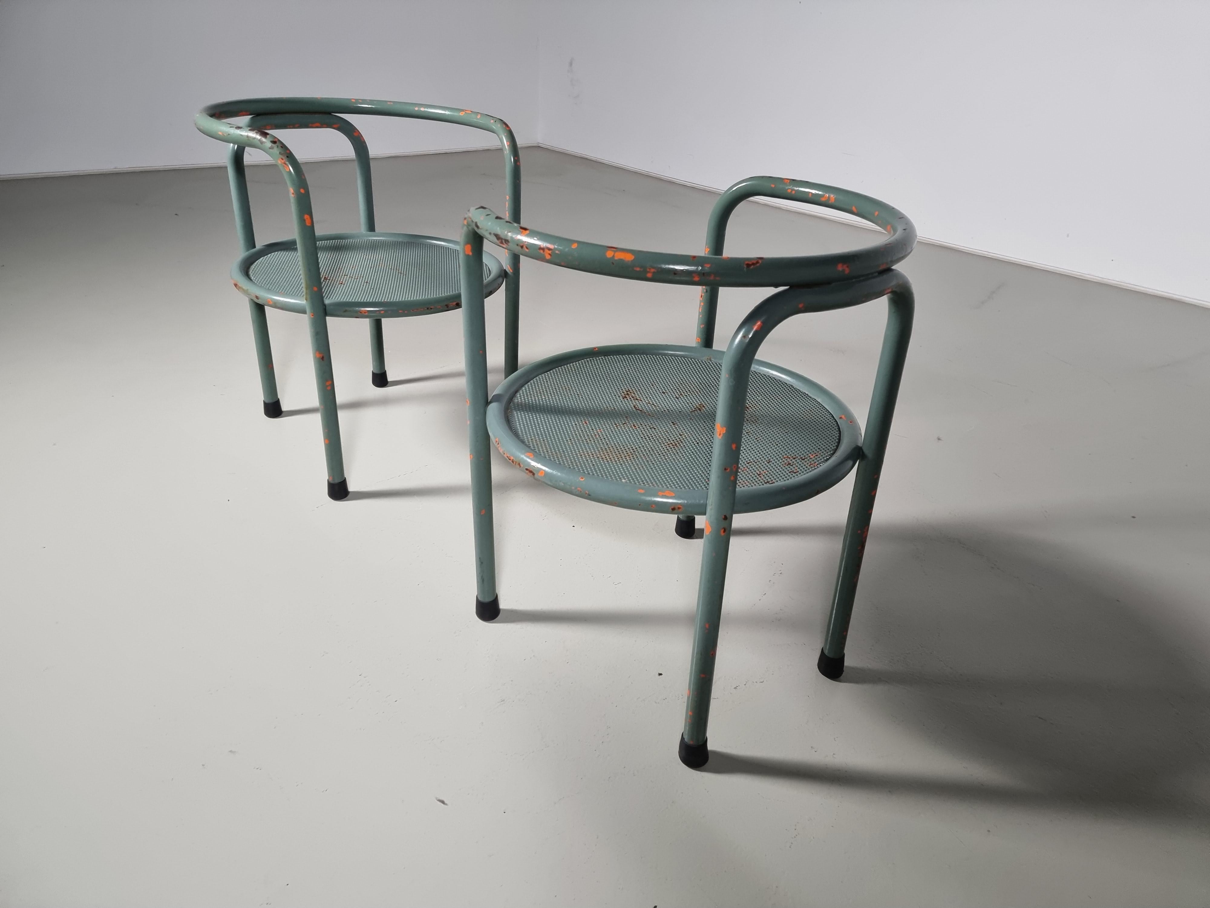 Set of 2 Locus Solus chairs by Gae Aulenti for Poltronova, 1960s 1