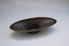 Set of 2 Long Bowls in Dark Bronze by Fakasaka Design