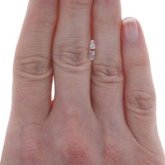 Set of 2 Loose Diamonds - Shield Cut .35ctw I-J VS2 Matched Pair