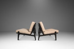 Set of 2 Lounge Chairs Attributed to Ib Kofod Larsen for Selig, Denmark, 1950's