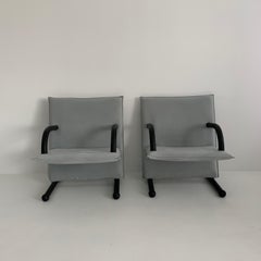 Set of 2 Lounge Chairs Burkhard Vogtherr for Arflex T-Line, 1980’s