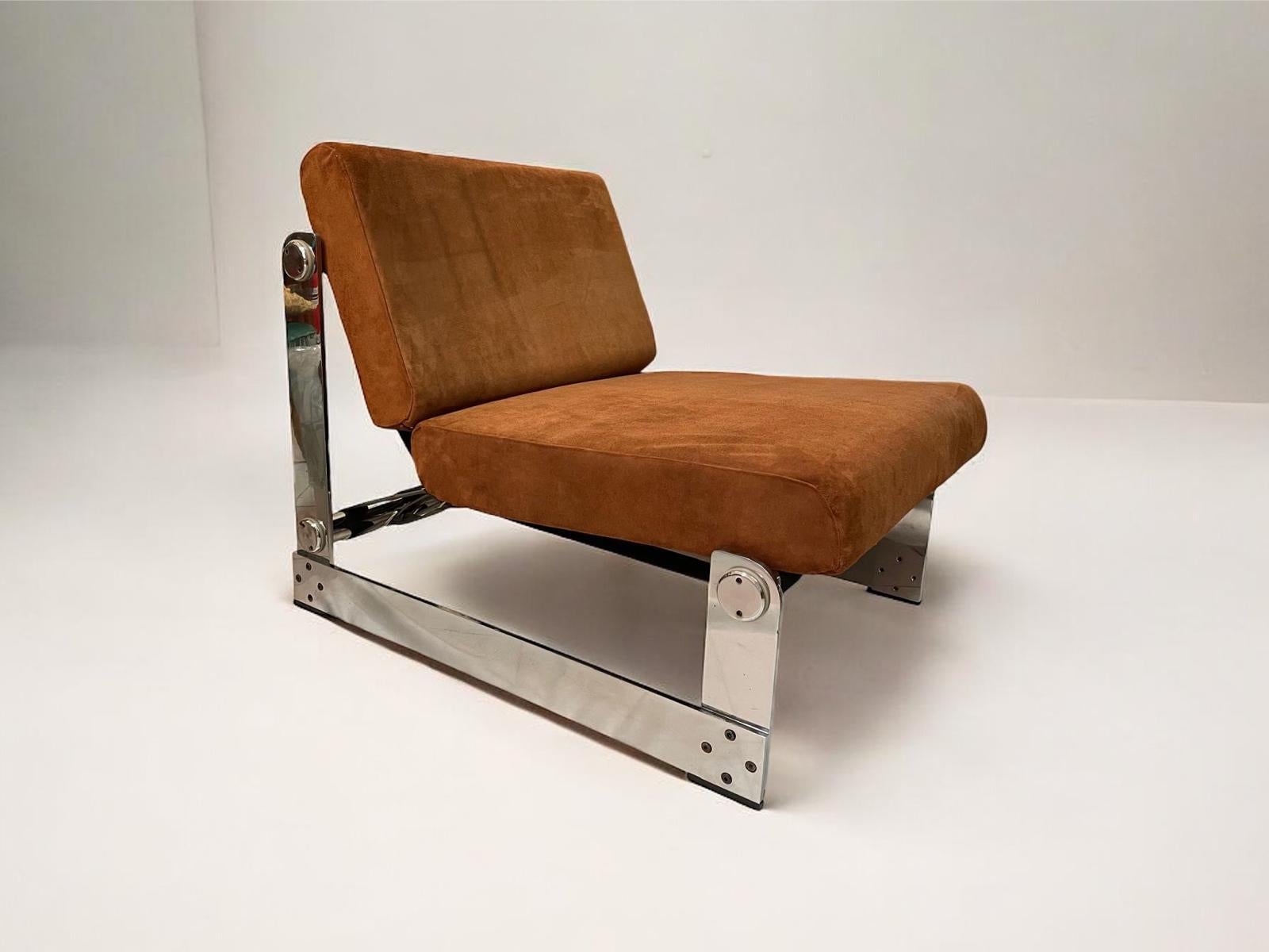 Ensemble de 2 chaises longues par Gilles Bouchez pour Airborne, 1972 Bon état - En vente à Medesano, Parma