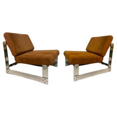 Vintage Set of 2 Lounge Chairs by Gilles Bouchez for Airborne, 1972