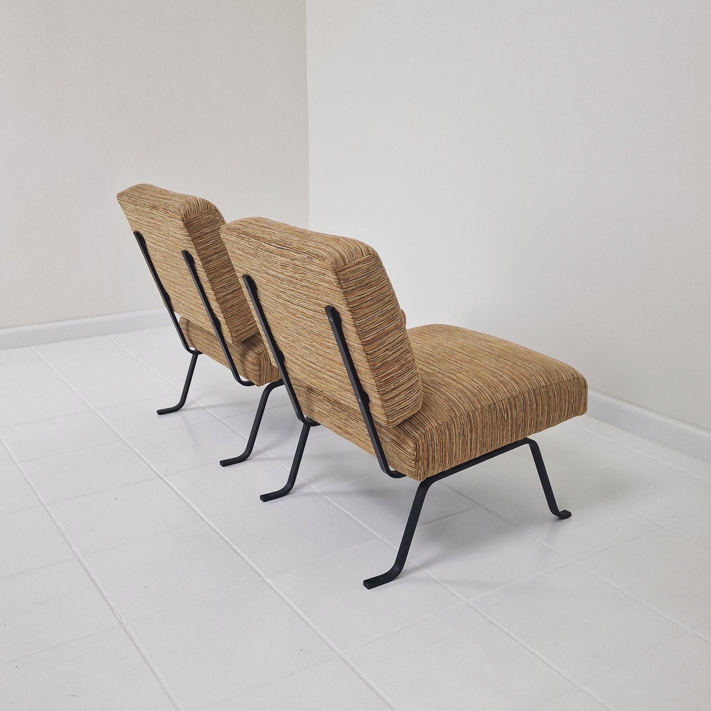 Ensemble de 2 chaises longues de Hein Salomonson pour AP Originals, Pays-Bas, 1960 en vente 3