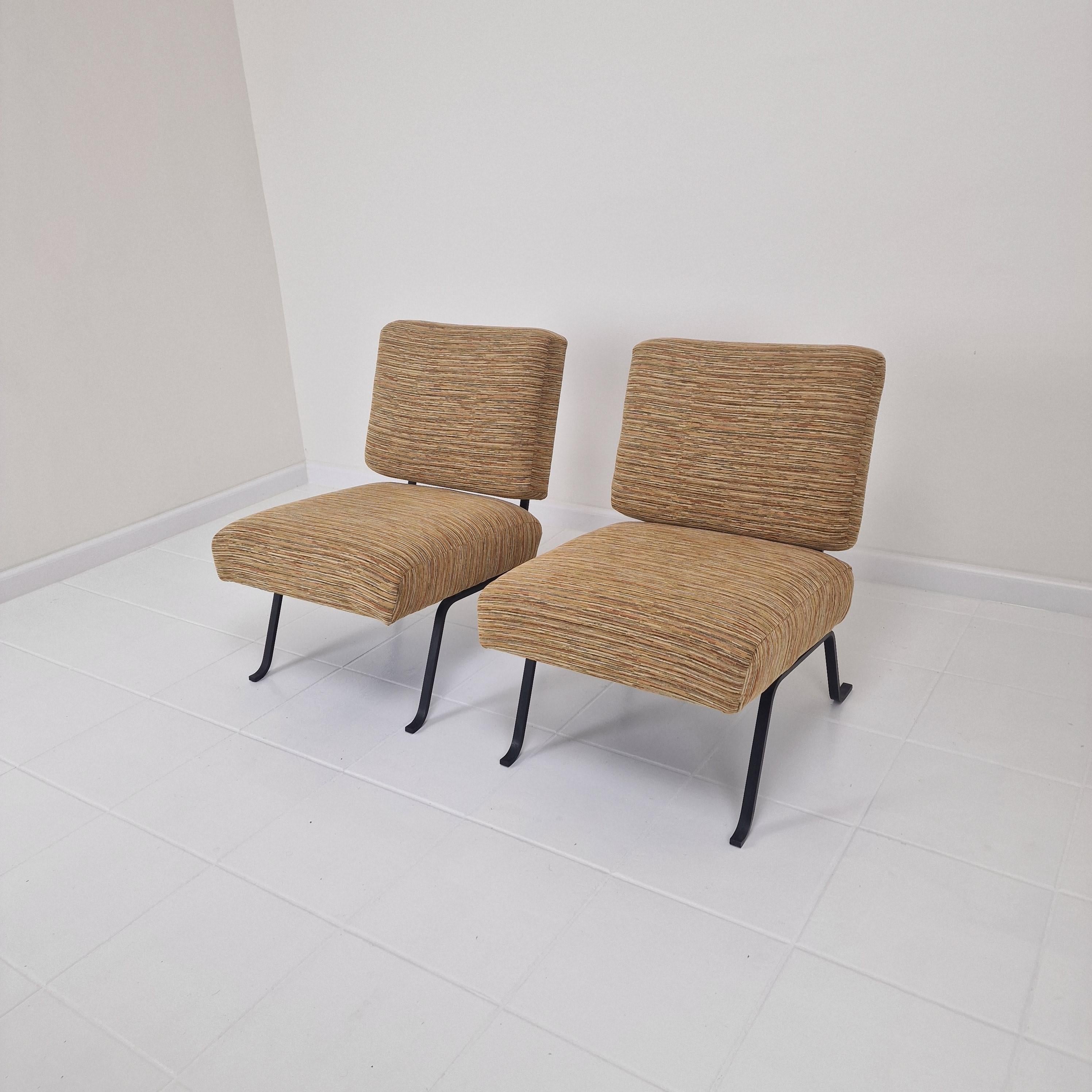 Mid-Century Modern Ensemble de 2 chaises longues de Hein Salomonson pour AP Originals, Pays-Bas, 1960 en vente
