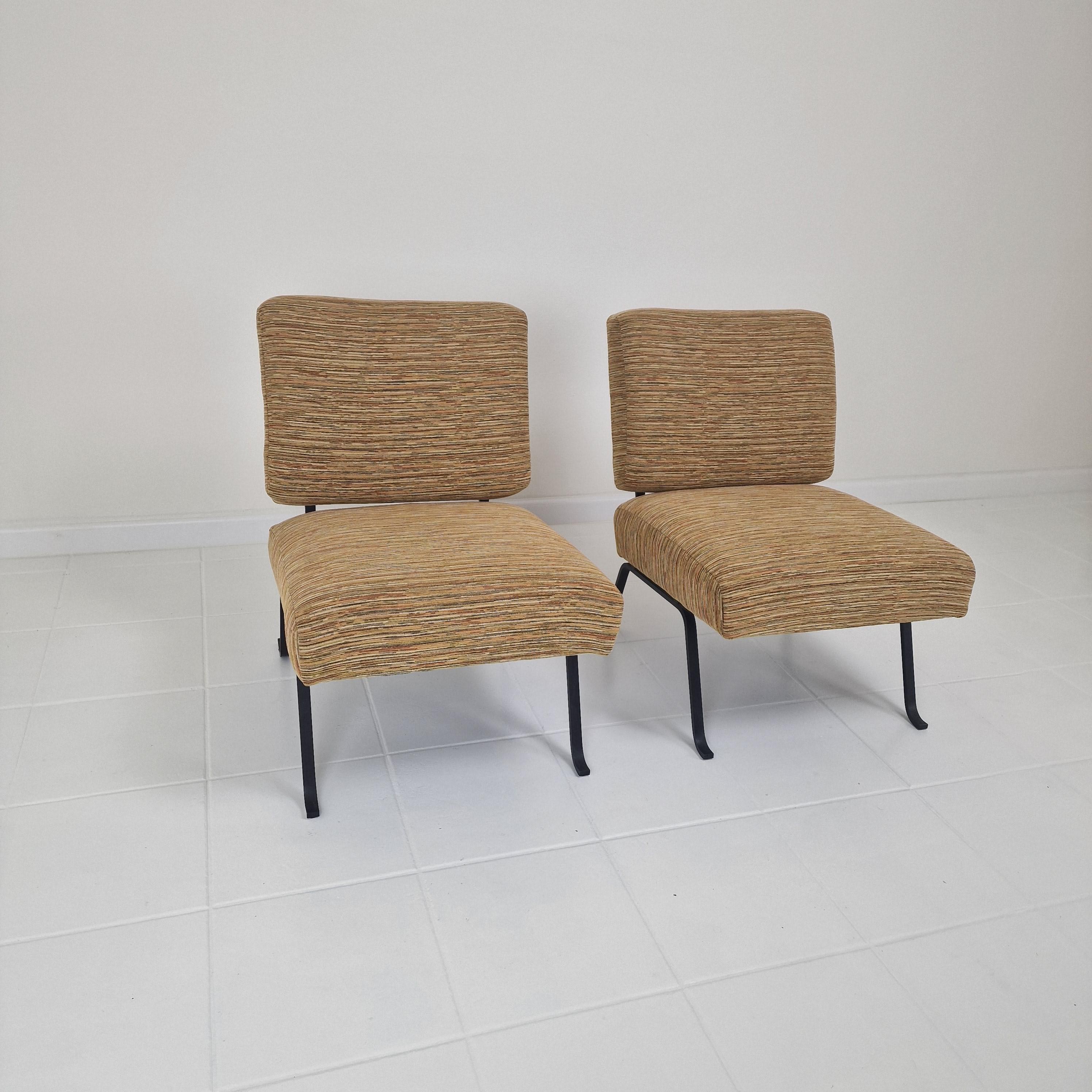 Néerlandais Ensemble de 2 chaises longues de Hein Salomonson pour AP Originals, Pays-Bas, 1960 en vente