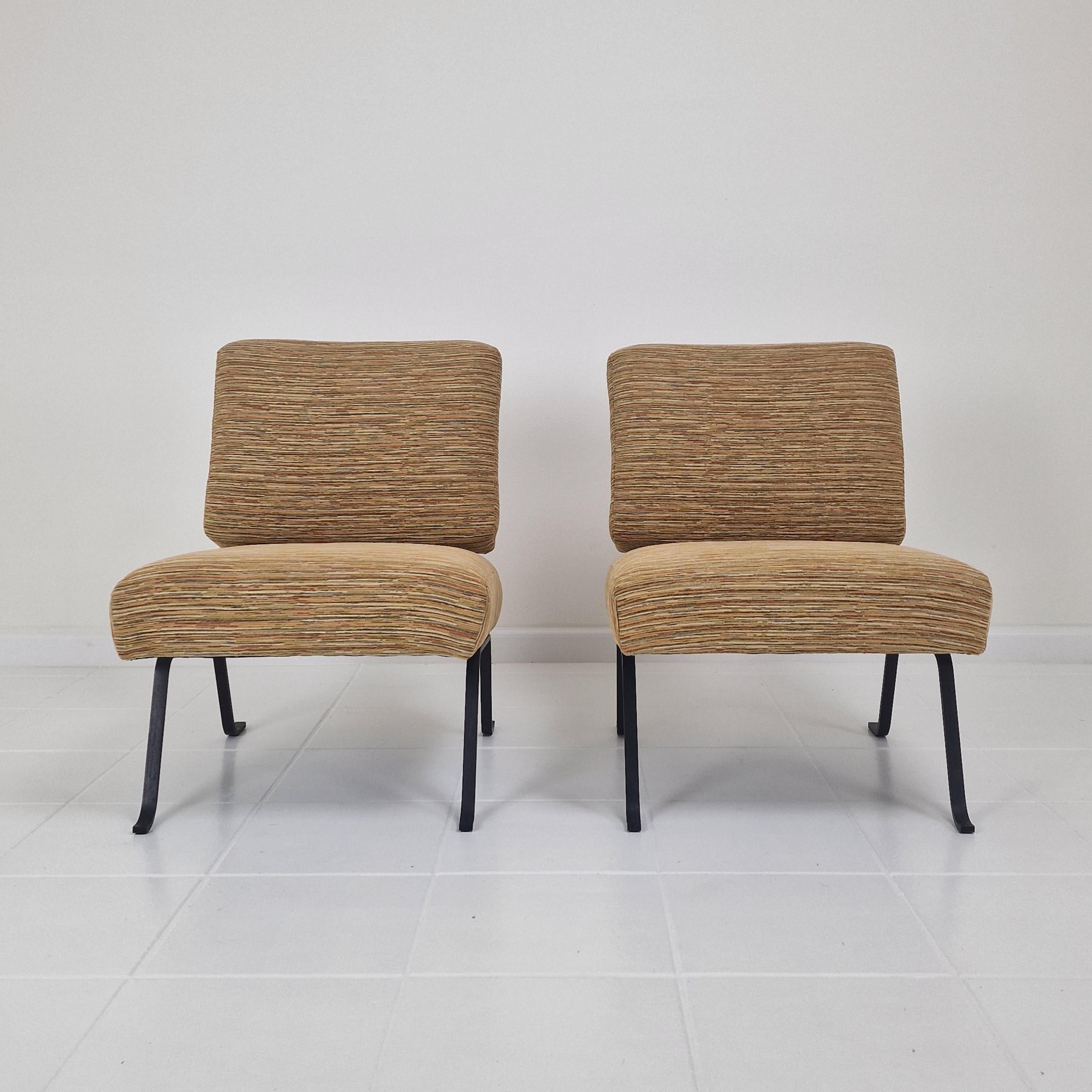 Ensemble de 2 chaises longues de Hein Salomonson pour AP Originals, Pays-Bas, 1960 Bon état - En vente à Oud Beijerland, NL