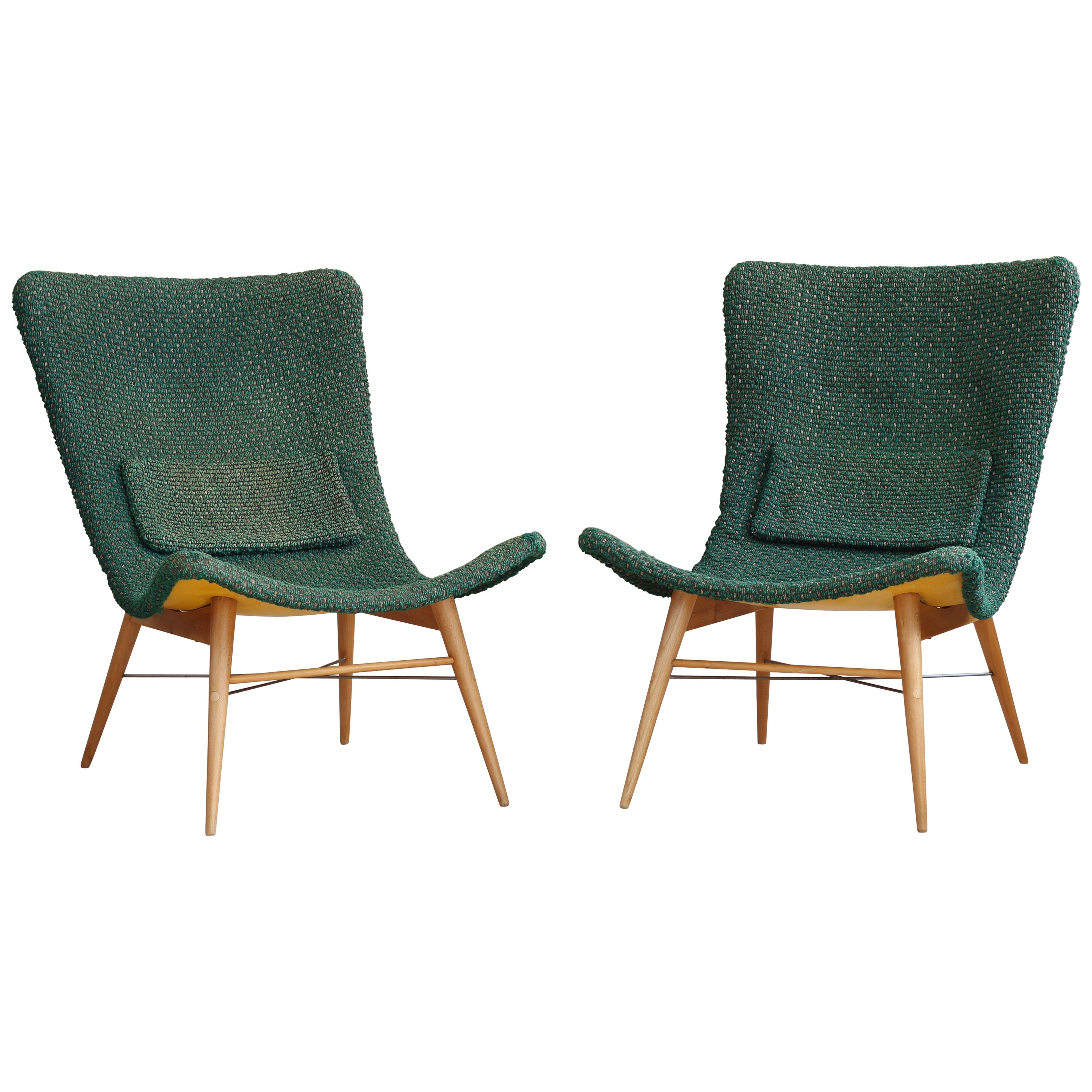Lounge Chair by Miroslav Navratil, 1959, Original Condition