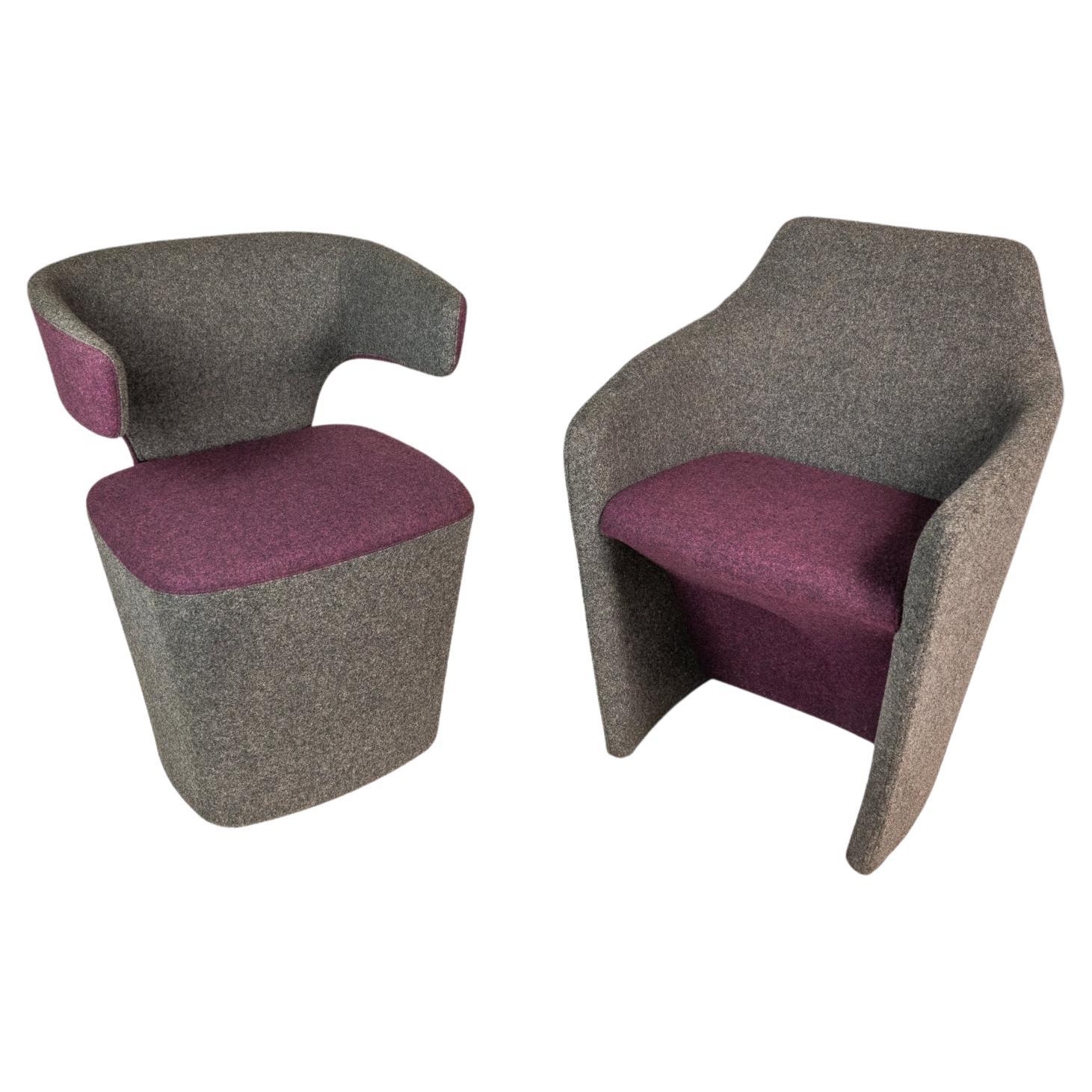 Set of 2 Lounge Chairs by Simon Pengelly, Allermuir, United Kingdom, c. 2010s