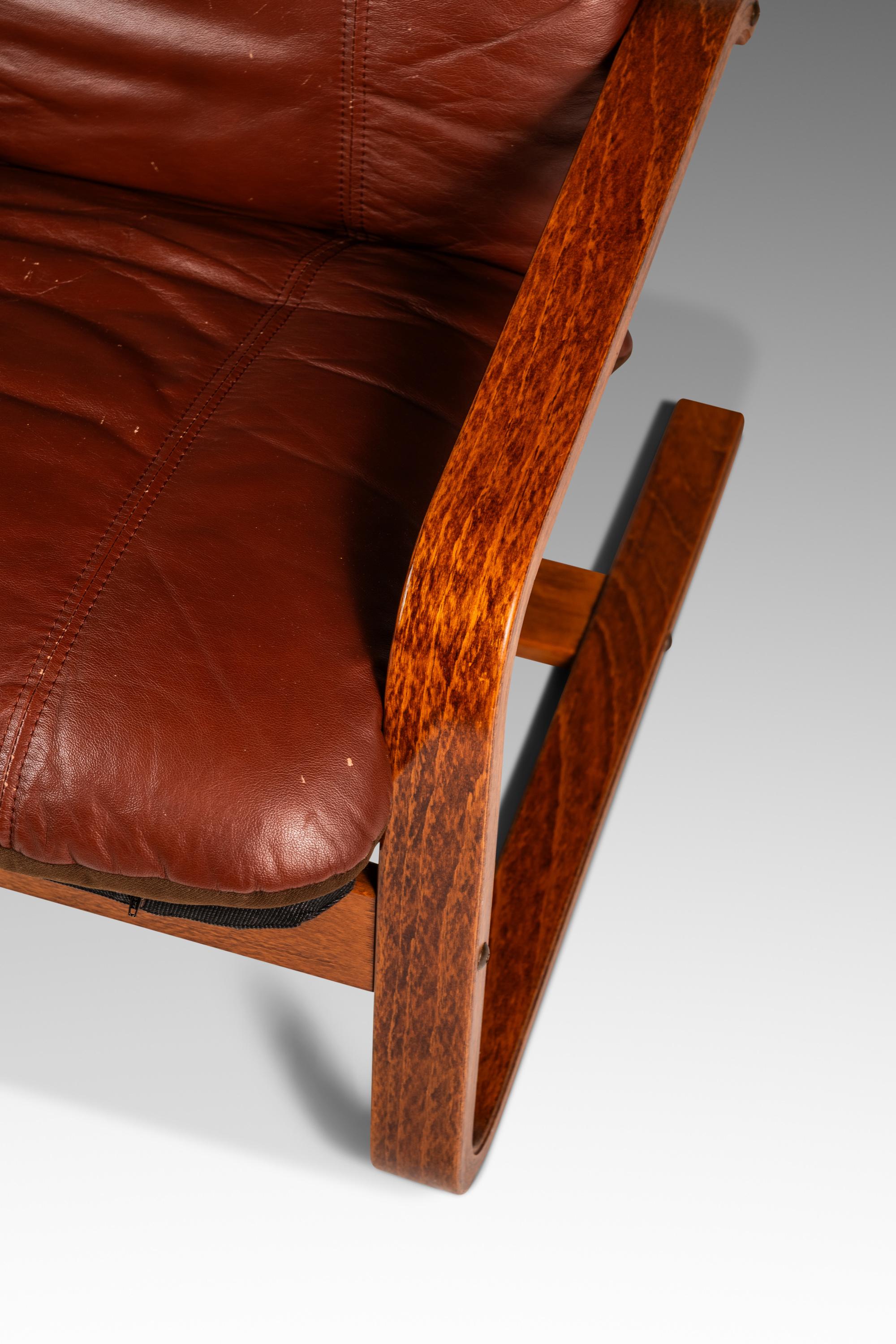 Set of 2  Lounge Chairs in the Manner of Ingmar Relling, Scandinavia, c. 1980s in vendita 11