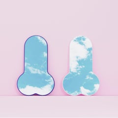Set di 2 specchi Lovedick 90 di Oito