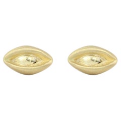 Set of 2 Lovers Eye Studs in 14K Yellow Gold by Alice Son