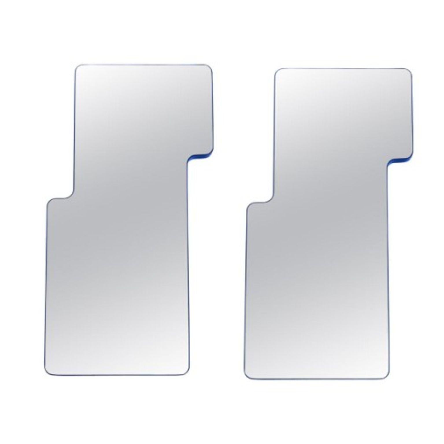 Set of 2 Loveself 04 Mirrors by Oito
Dimensions: D 80 x W 4 x H 180 cm
Materials: Peinting mdf, Silver glass mirror

LOVESELF is a collection of mirrors created by our team of designers oito design. The mission of our collection is to call