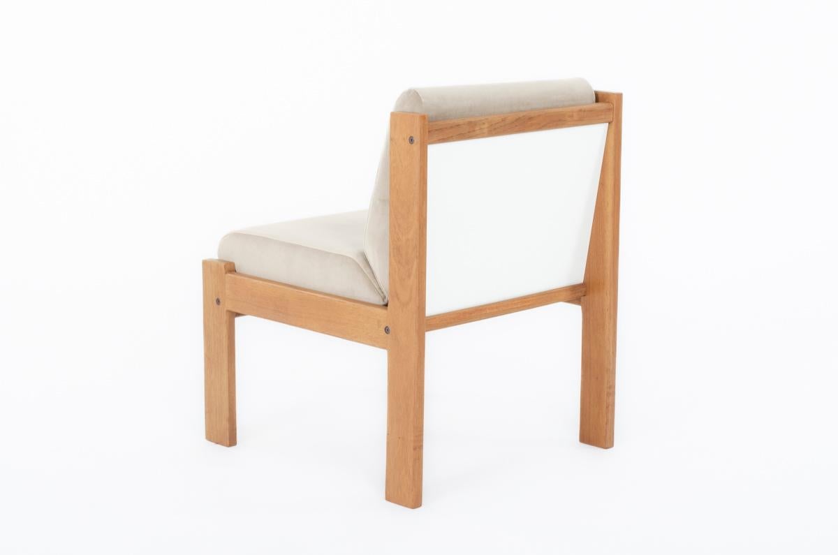 Tessuto Set di 2 sedie basse di Andre Sornay, 1960 in vendita