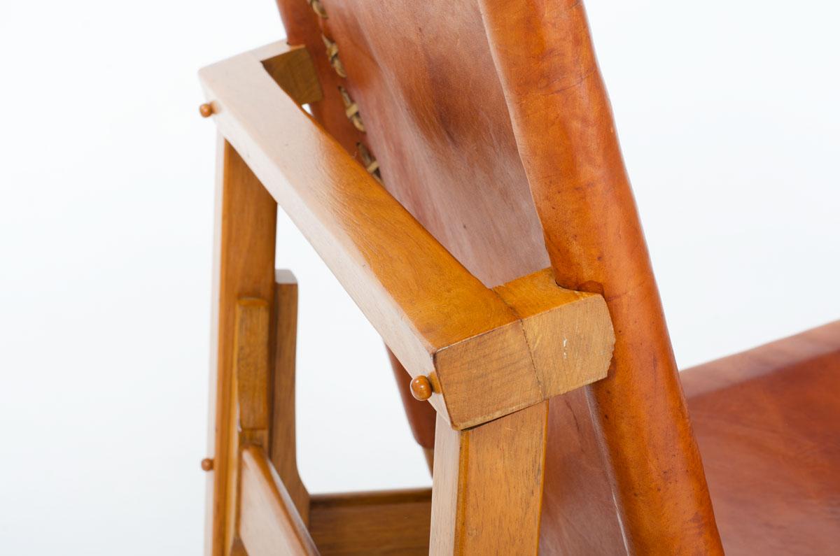 Satz von 2 niedrigen Stühlen von Werner Biermann für Arte Sano, Kolumbien, 1960 im Angebot 4