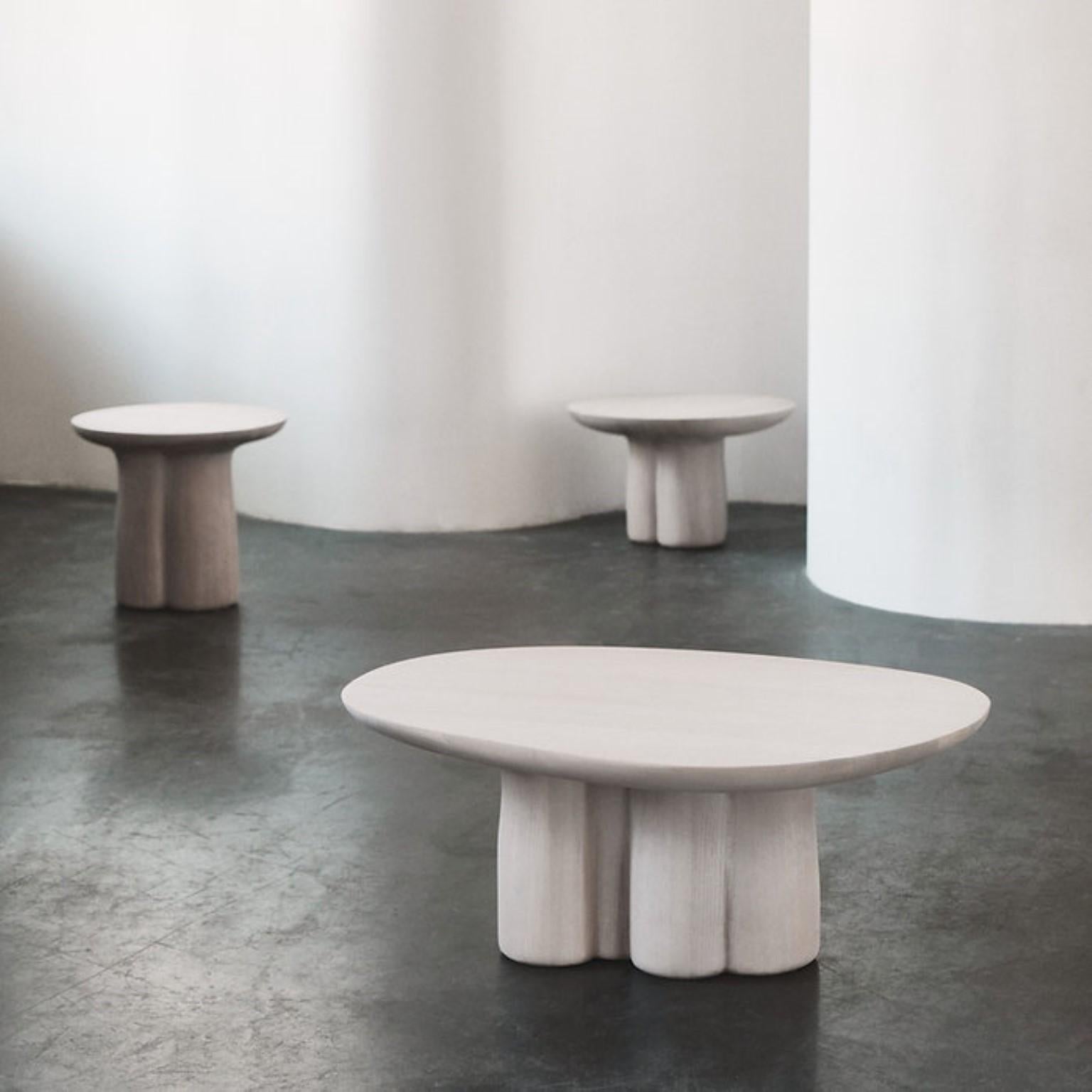 Contemporary Set of 2 Low Coffee Tables by Faina