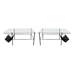 Ensemble de 2 tables basses par Mathieu Matégot, France, années 1960