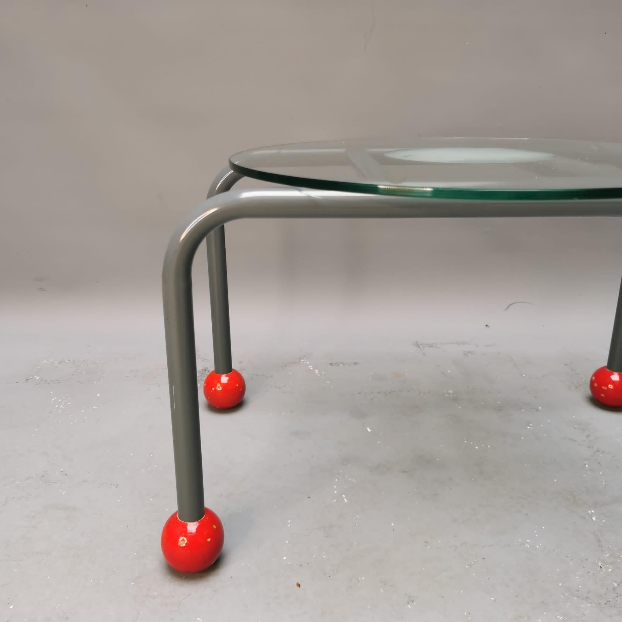 Set of 2 low tables, Nanda Vigo style In Good Condition For Sale In Milano, Lombardia