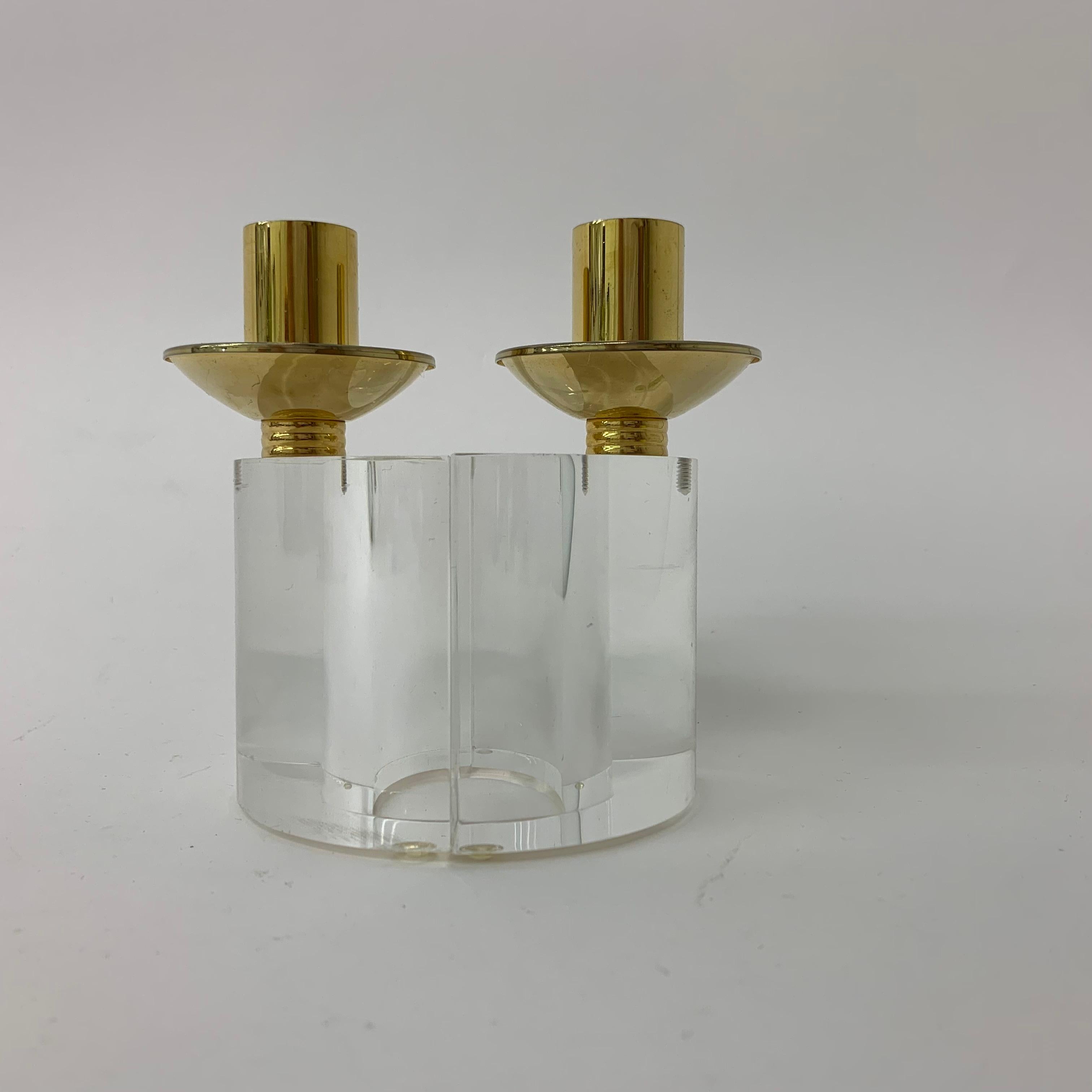 lucite candles