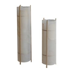 Set Of 2 Luminion Tubular Table Lamps by Mylene Niedzialkowski