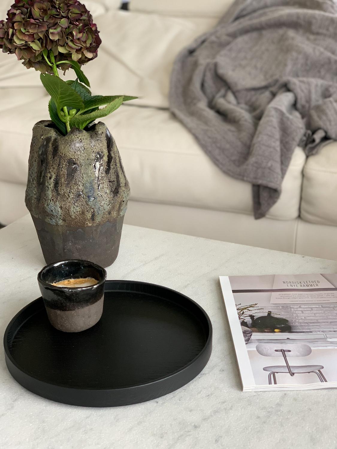 Swedish Set of 2 Luna Oak Trays by Applicata For Sale