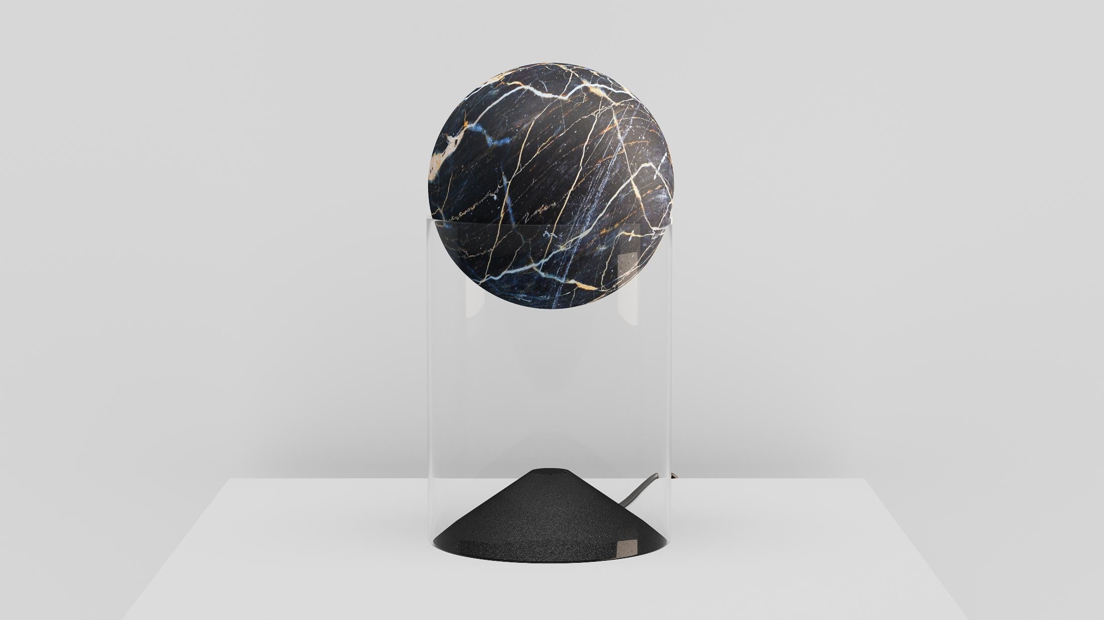 XXIe siècle et contemporain Ensemble de 2 lampes de table Lunar de Studio Roso en vente