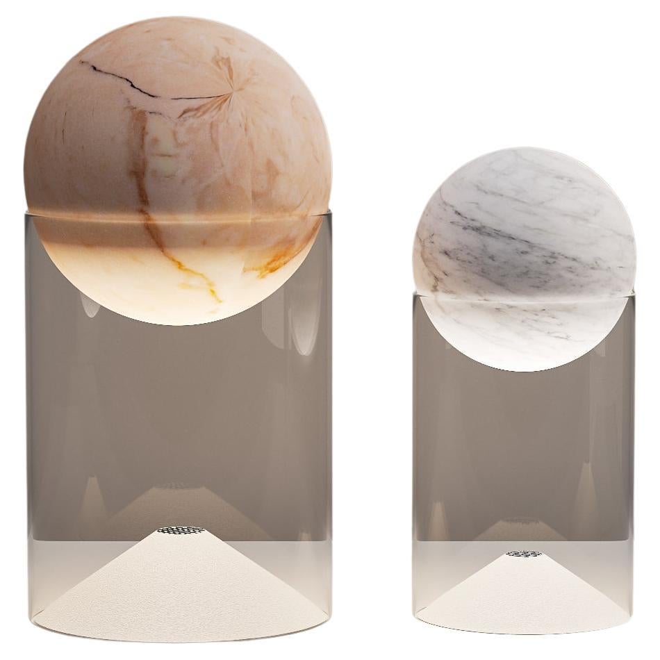 Set of 2 Lunar Table Lamps by Studio Roso For Sale