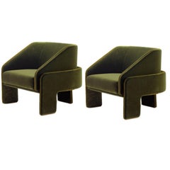 Set of 2 L’unité Armchairs by DOOQ