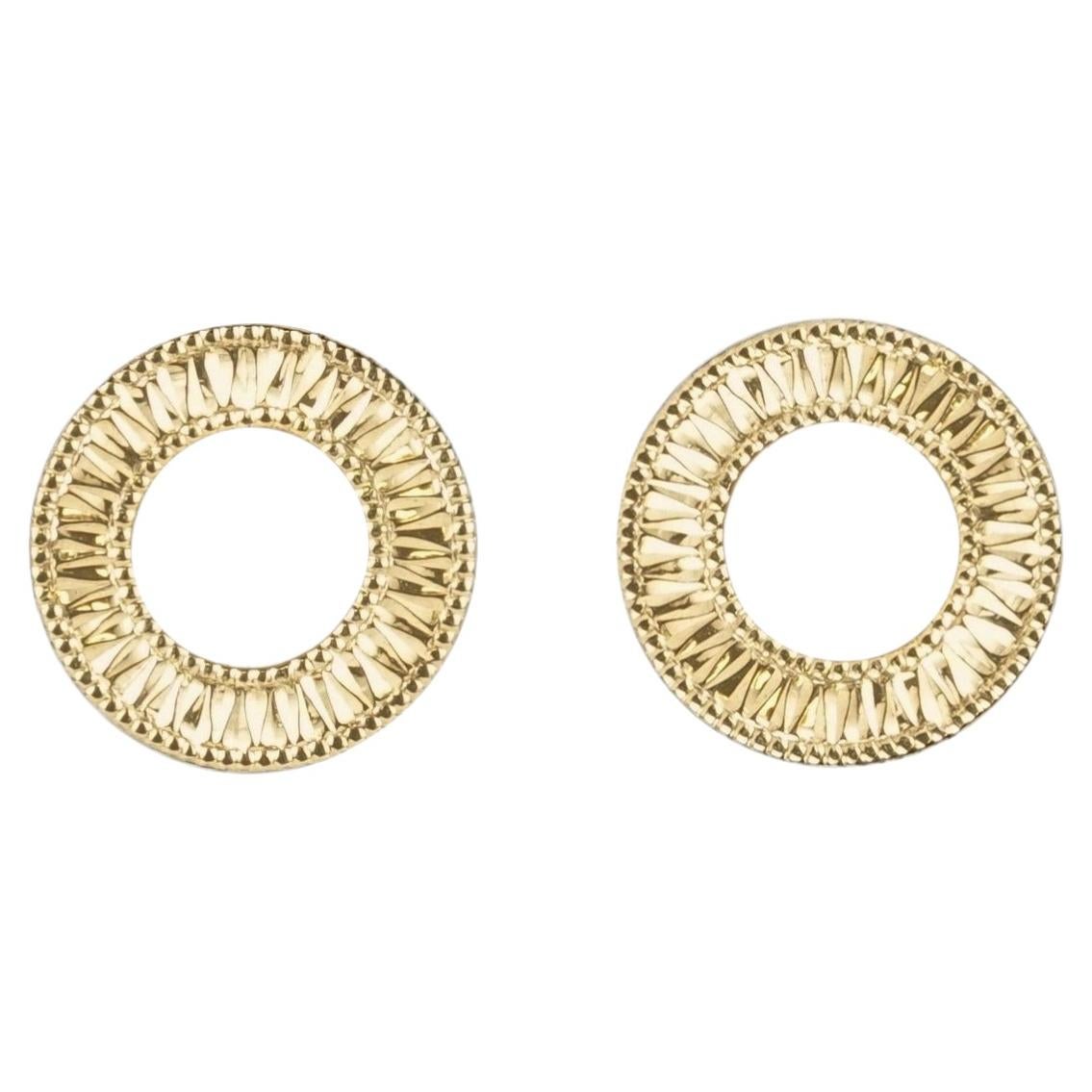 Set of 2 Lux Studs in 14K Yellow Gold by Alice Son
