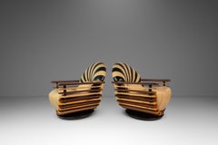 Set of 2 "Luxor" Lounge Chairs in Leather by Pacific Green, Australia, c. 2000s