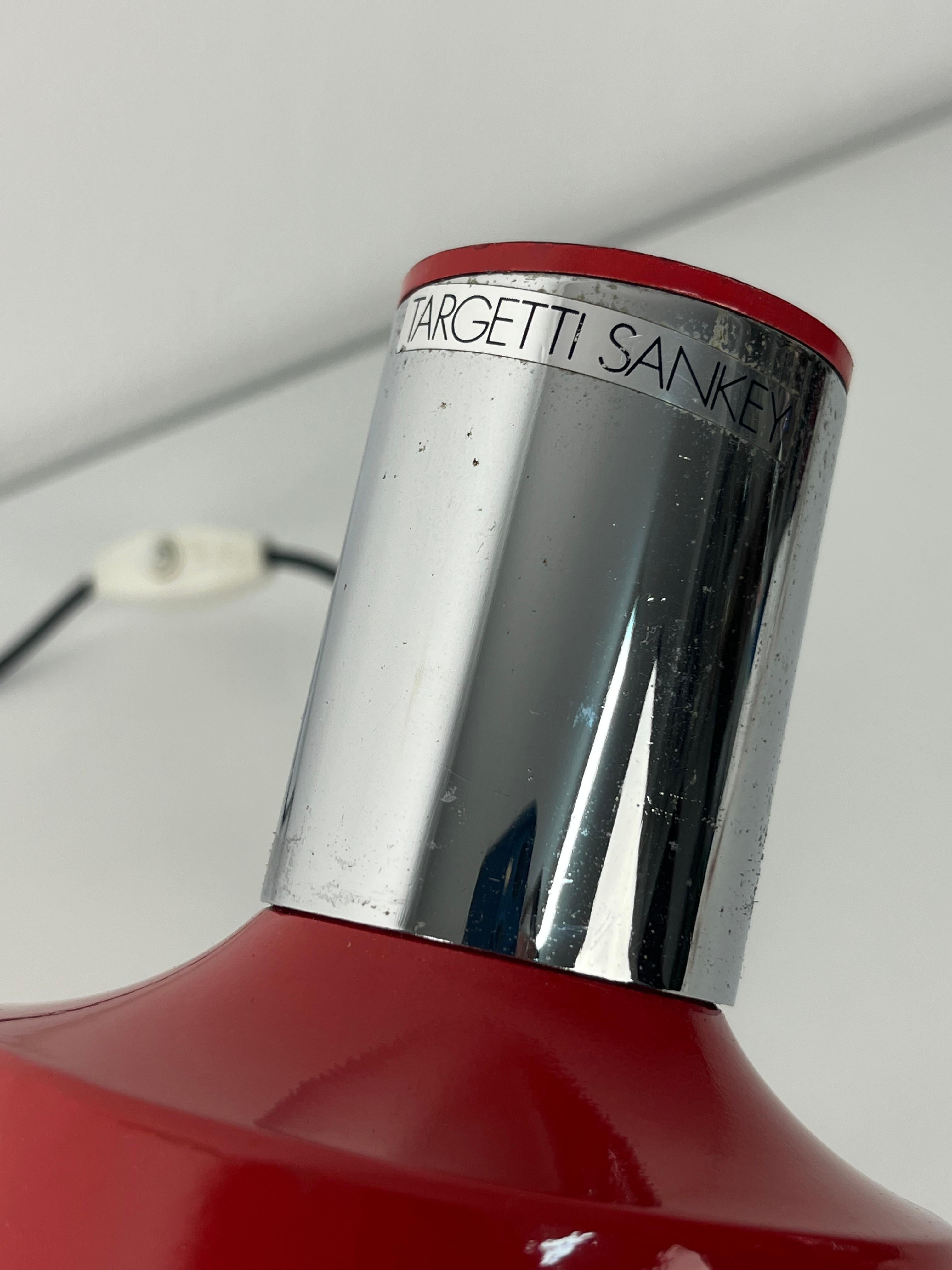 Set of 2 Made in Italy Bedside Lamps Targetti Sankey, 1970s For Sale 1