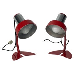 Set di 2 lampade da comodino Made in Italy Targetti Sankey, anni '70