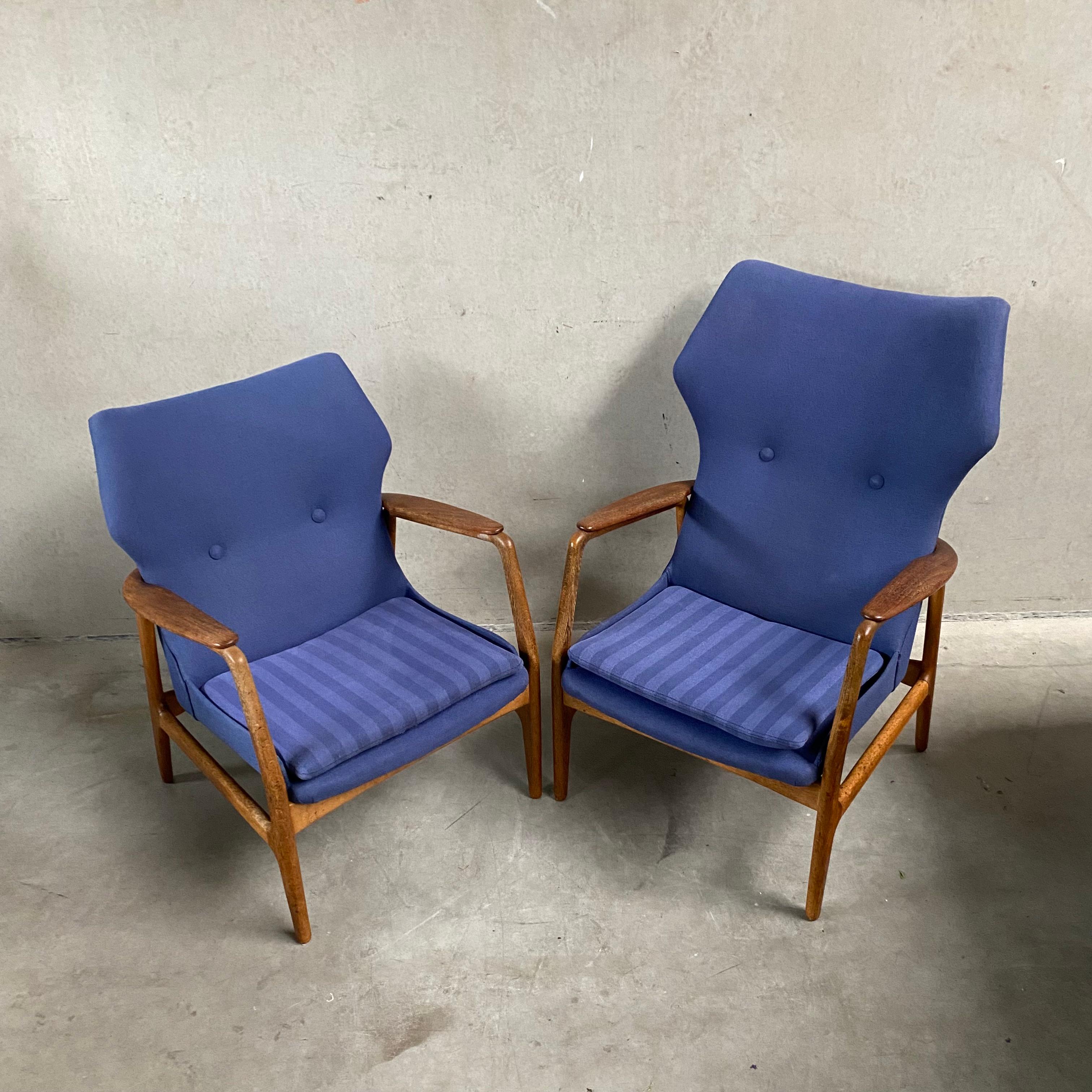 Set of 2 Madsen & Schubell lounge chairs for Bovenkamp, Netherlands 19650s For Sale 6